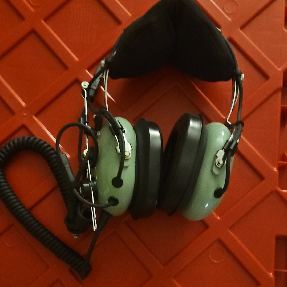 Green Aviation Headset